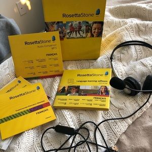 Rosetta Stone French all levels 1-5 w/ microphone